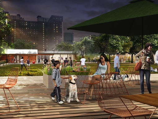 Rendering shows another image of what the planned DTE