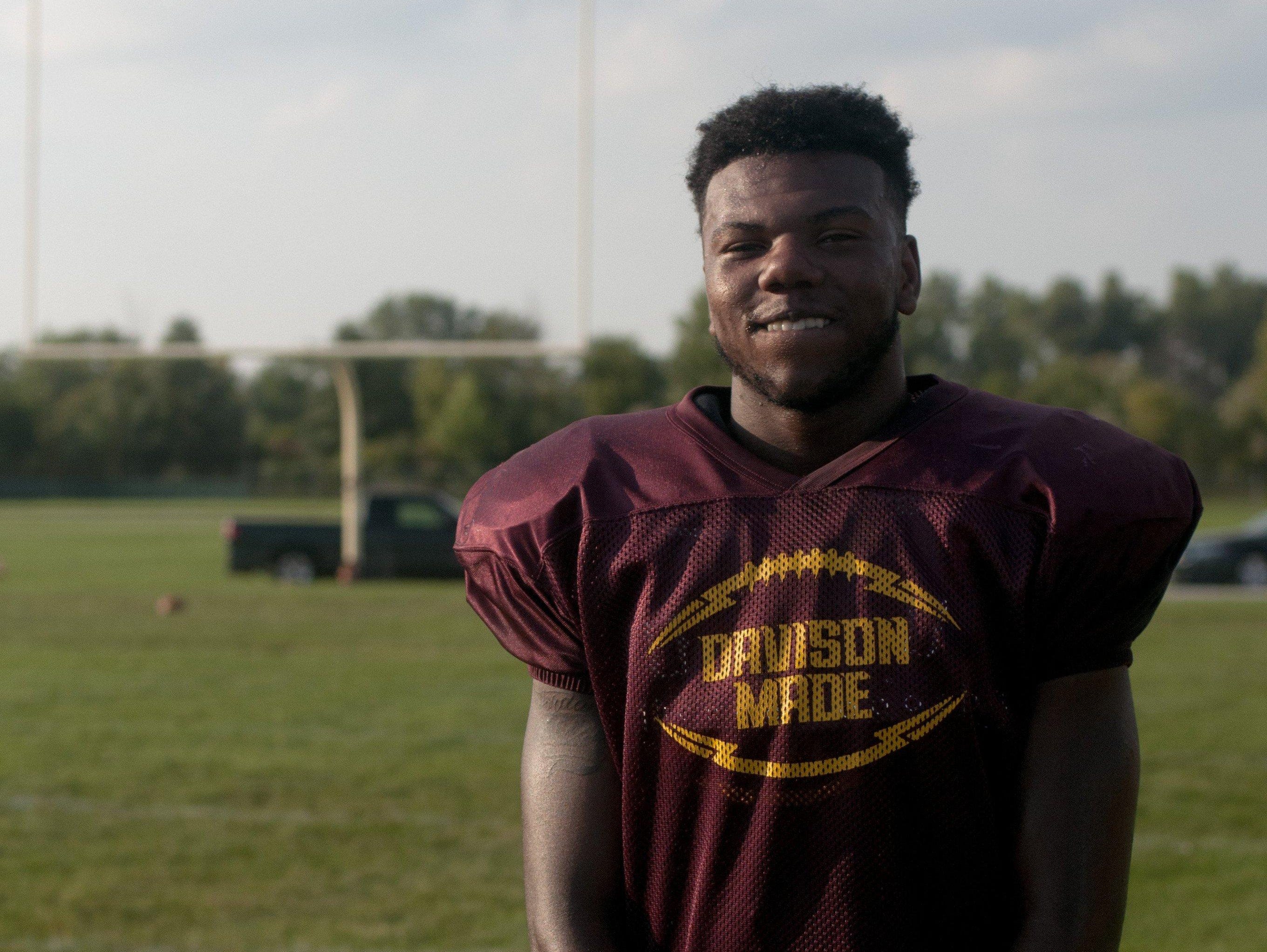 Davison RB Tariq Reid