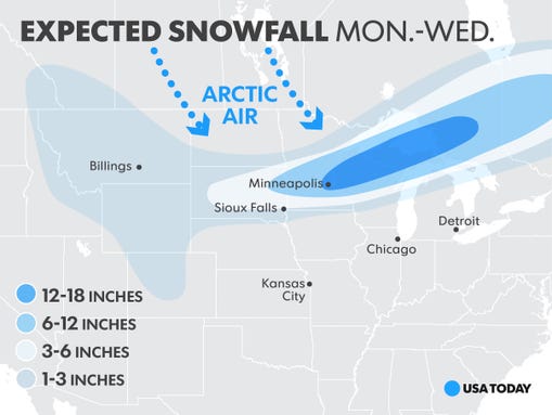 Source AccuWeather, As of Nov. 10.