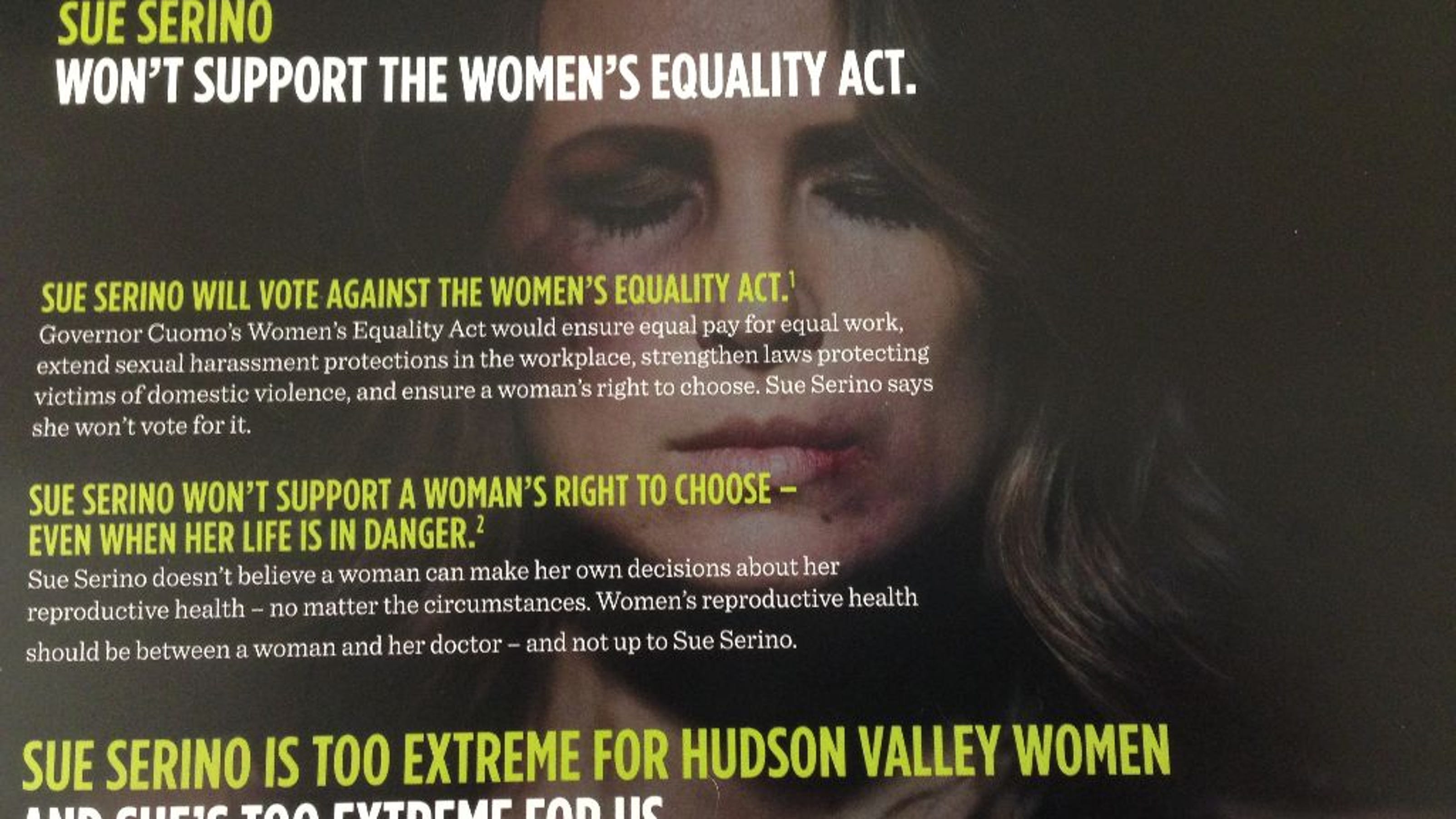 Union Using Images of Battered Women to Defeat Republicans