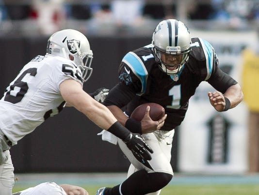 Image result for cam newton images raiders