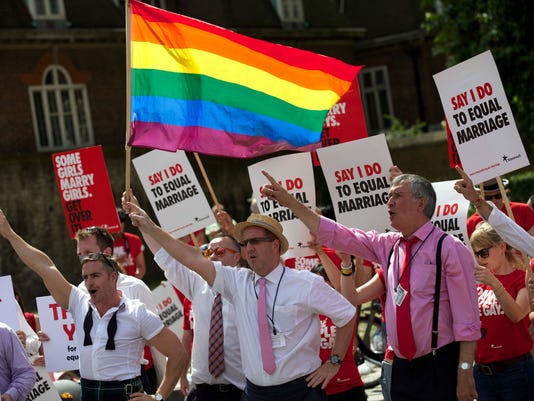 Same Sex Marriage Legalized In England Wales