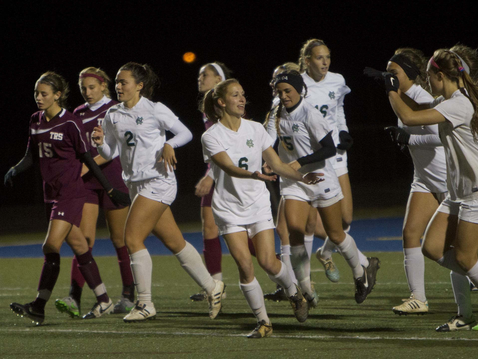 Colts Neck girls soccer played Toms River South in a Group III state semifinal on Nov. 17, 2015
