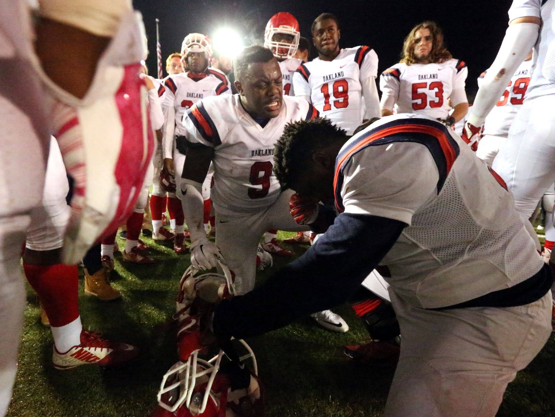 The Patriots react to Friday's season-ending loss at Maryville.