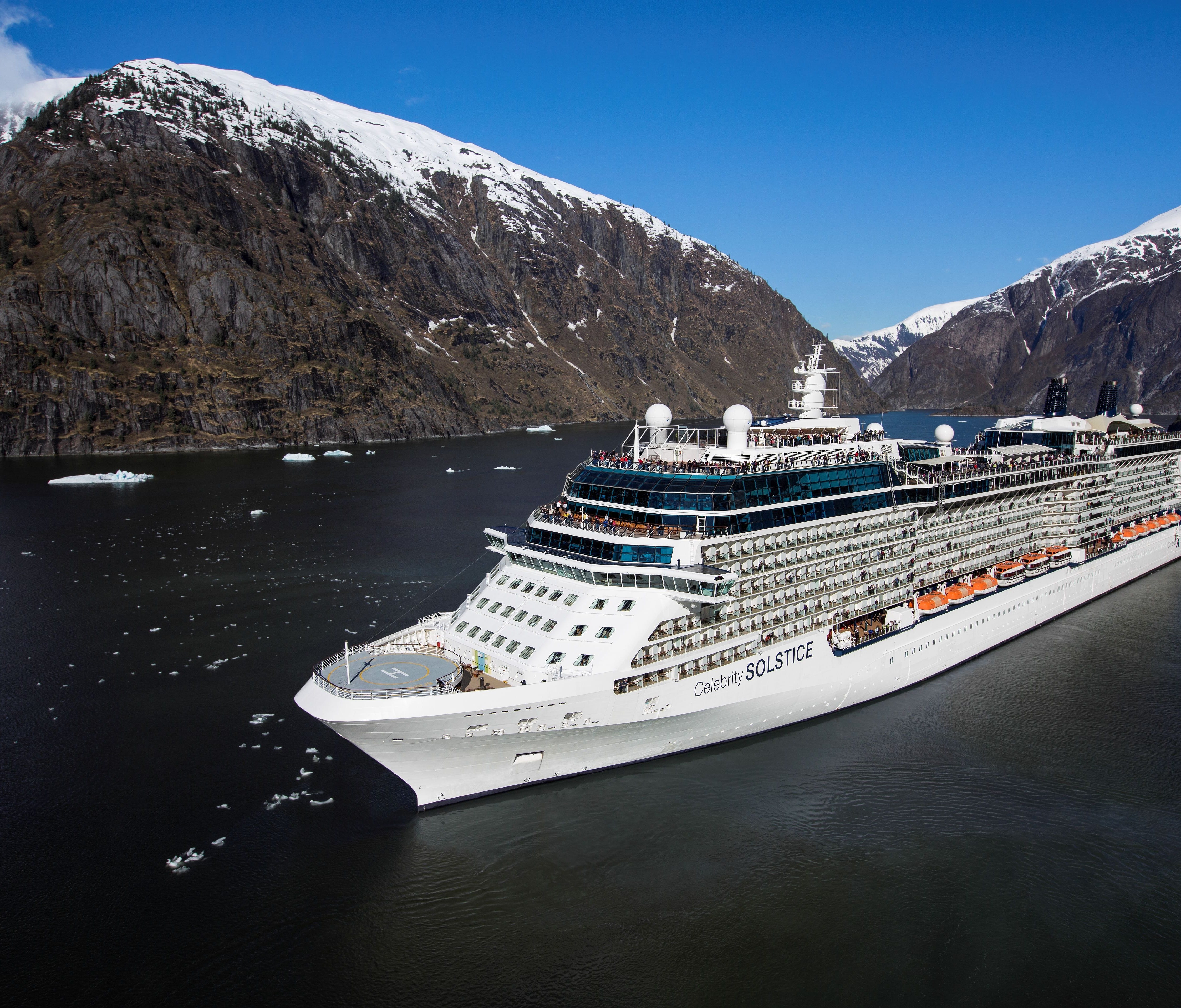 Solstice in Tracy Arm - Alaska  Celebrity Solstice - Celebrity Cruises