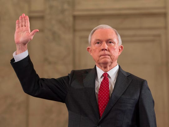 This Jan. 10, 2017, photo shows Sen. Jeff Sessions