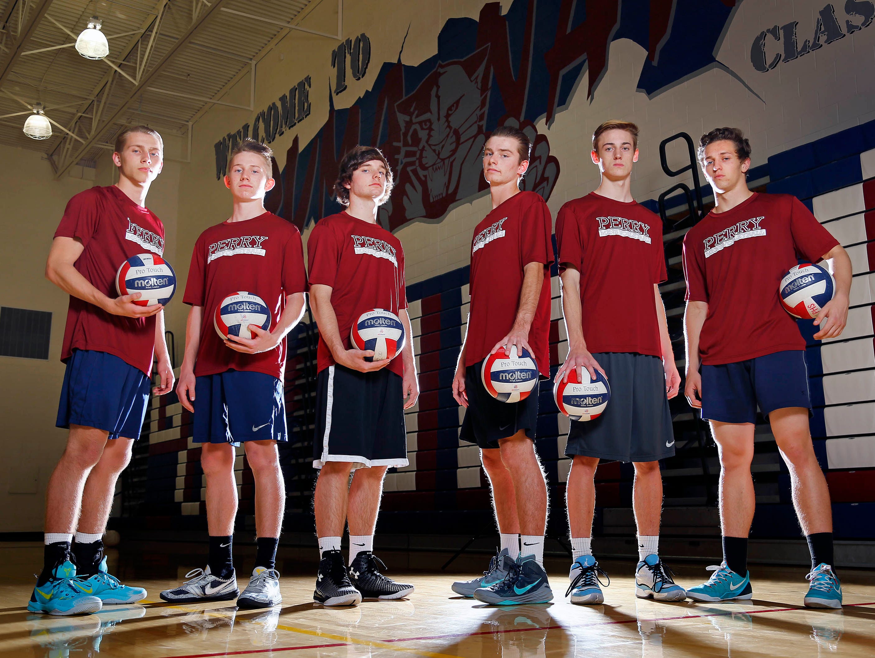 Perry boys volleyball is a family affair with 3 sets of brothers USA