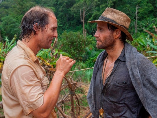 Matthew McConaughey (left) and Edgar Ramirez star in