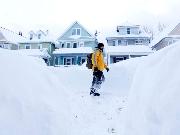 Photos Buffalo buried under six feet of snow
