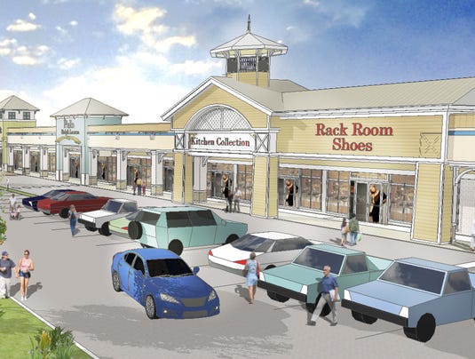 This rendering reflects the new look coming to the outlets, but not ...