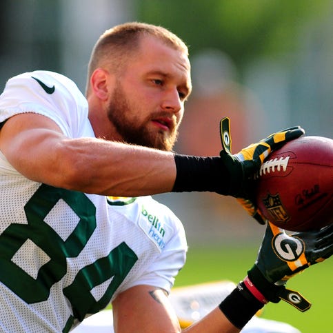 Green Bay Packers wide receiver Jared Abbrederis during training camp practice at Ray Nitschke Field, Thursday, July 31, 2014.