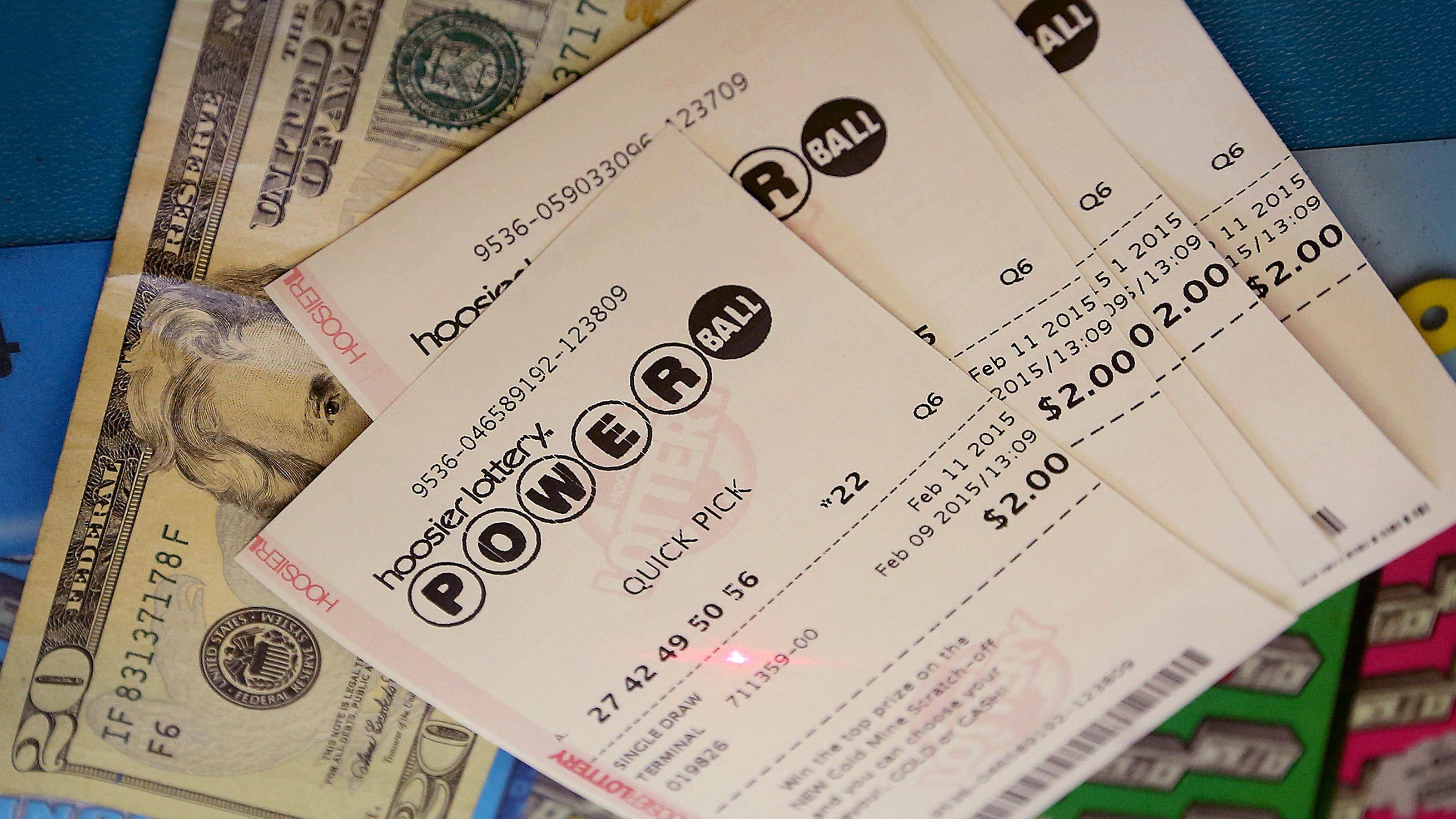 3 winning tickets share Powerball jackpot