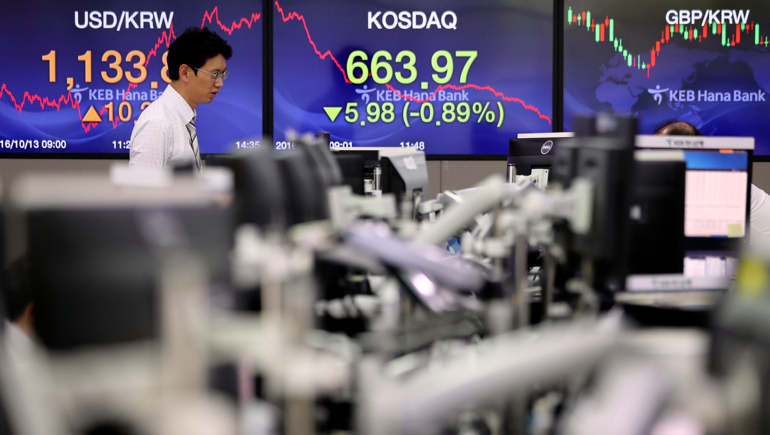 Asian Stocks Fall 99
