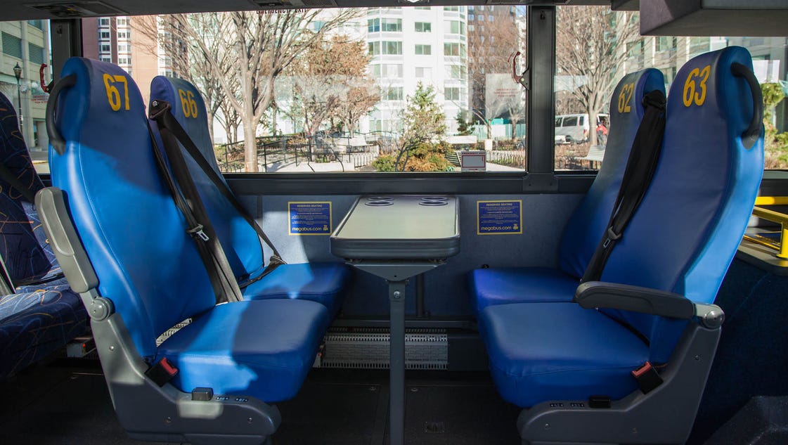 Megabus adds reserved seating for a fee