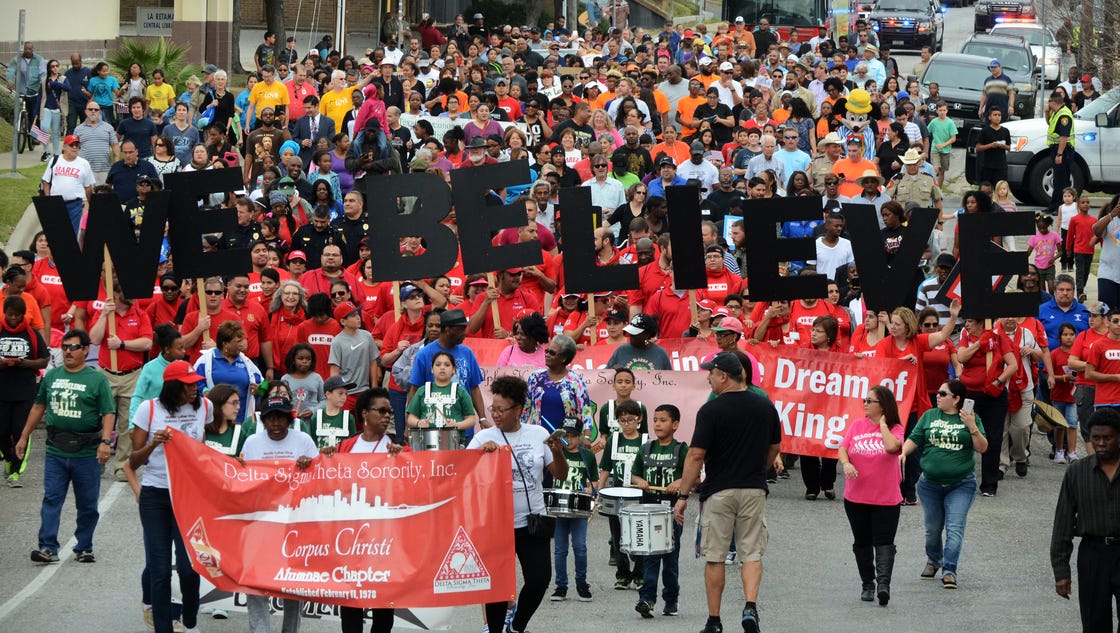 Hundreds attend MLK march in Corpus Christi - Corpus Christi Caller-Times