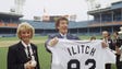 Mike Ilitch, the new owner of the Detroit Tigers, proudly