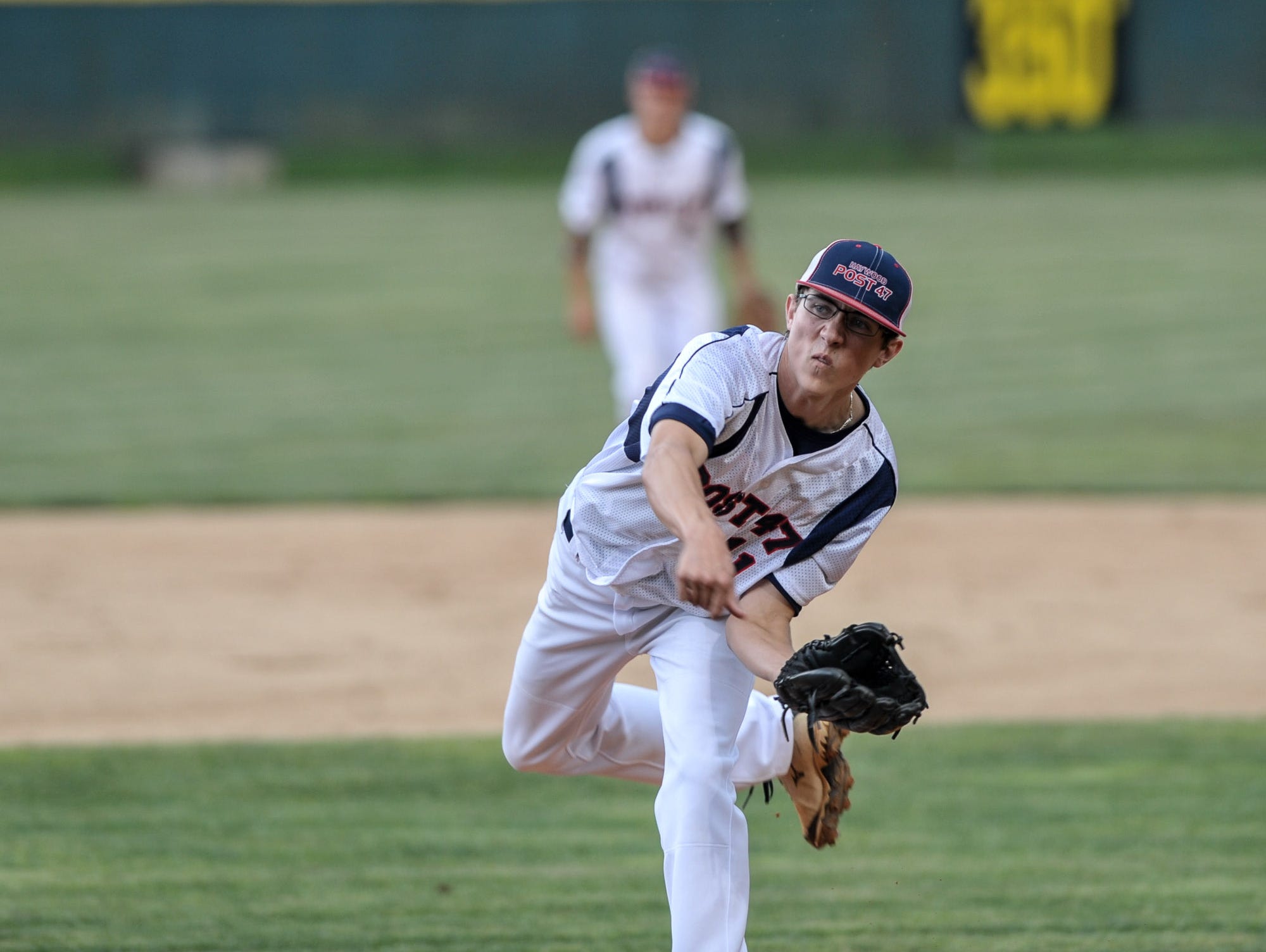 Tuscola rising senior Jake Sutton was the winning pitcher for Haywood County Post 47 on Wednesday night.