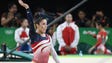 Aly Raisman (USA) competes during the women's team