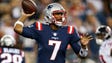 New England Patriots quarterback Jacoby Brissett (7)