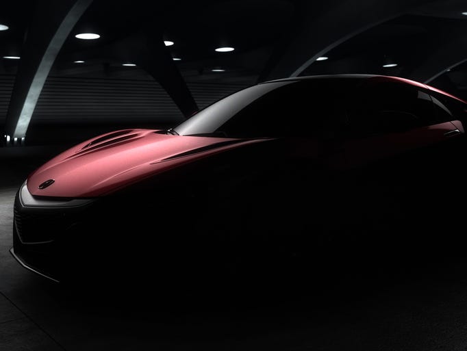 Acura NSX Production Model Teaser Image