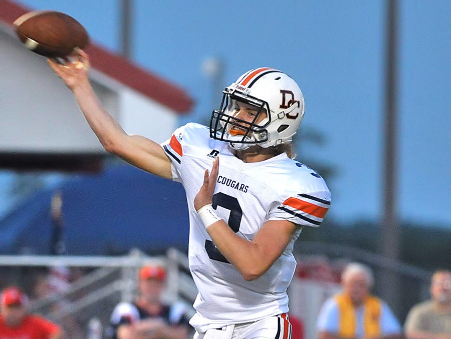 Dickson County quarterback Jacob Murphree passed for 2,668 yards and 27 touchdowns last season.