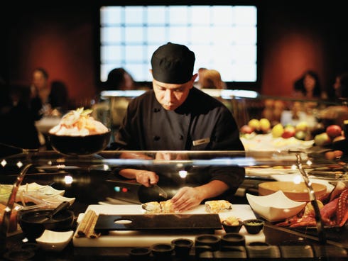 You don’t have to forego excellent sushi while sailing a cruise ship around the sea, particularly if sailing on Silversea Cruises’ Silver Spirit. Onboard the Silver Spirit, you’ll find Seishin, a restaurant that serves up freshly pr