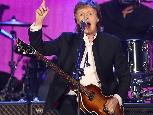 Paul McCartney performs at Desert Trip Music Festival