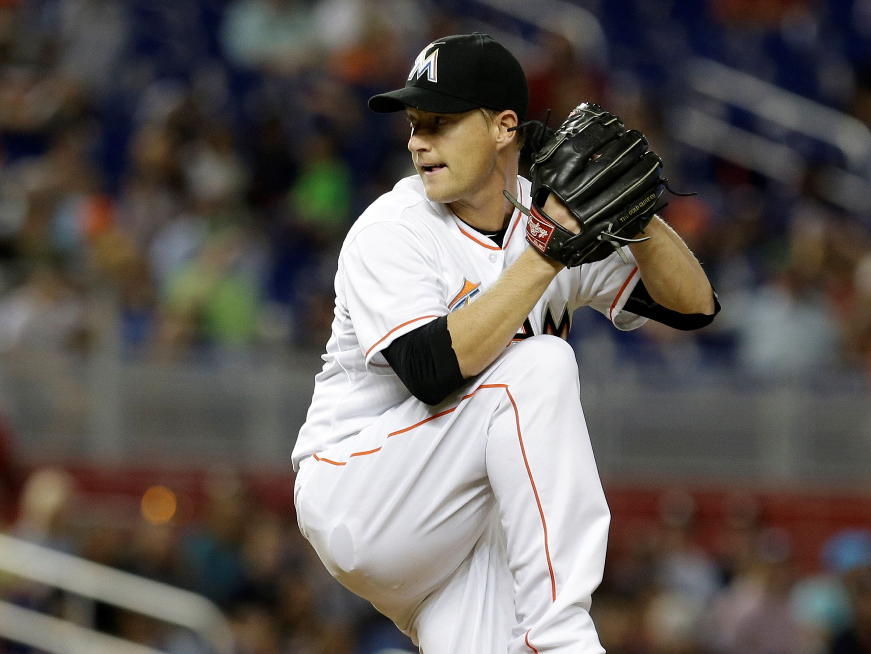 Roberson graduate Chris Narveson is a pitcher for the Miami Marlins.
