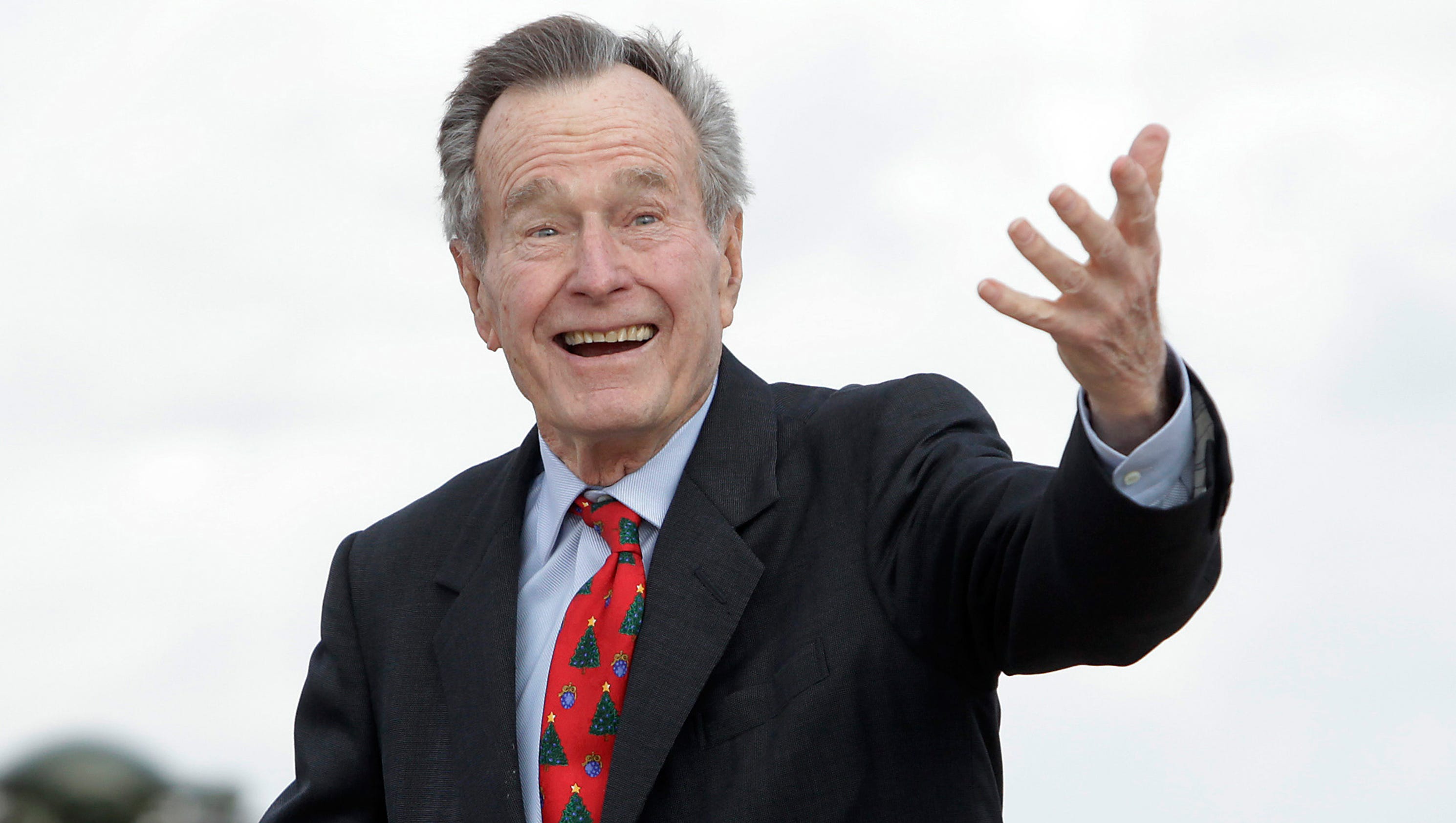 Former President H.W. Bush through the years