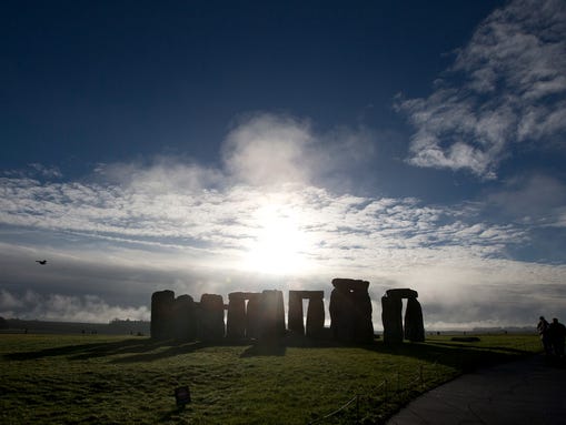 Stonehenge, believed to be about 3,500 years old, is