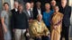 The Elders, an international group of global leaders who work together to promote peace and human rights, meet with founder Nelson Mandela on May 29, 2010, in Johannesburg.