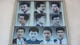 Photos showing different hairstyles hang inside a barber shop in Pyongyang.