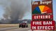 A fire engine moves along Hays Ranch Road as the Yarnell Hill Fire advances on Peeples Valley, Ariz., on June 30.