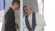 Pope Francis listens to a person confessing at the Quinta da Boa Vista on July 26 in Rio de Janeiro.