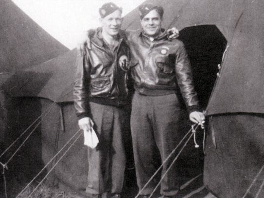 Richard LaRiviere, left, and James Megellas, both lieutenants