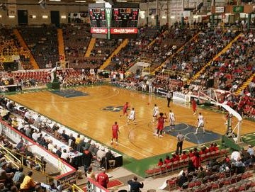 The Glens Falls Civic Center will host the NYSPHSAA state boys basketball tournament March 11-13, 2016.