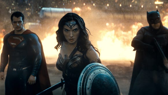 Gal Gadot as Wonder Woman.