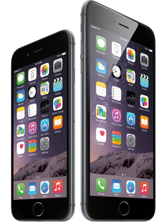 iPhone6-34FR-SpGry_iPhone6plus-34FL-SpGry_Homescreen-PRINT