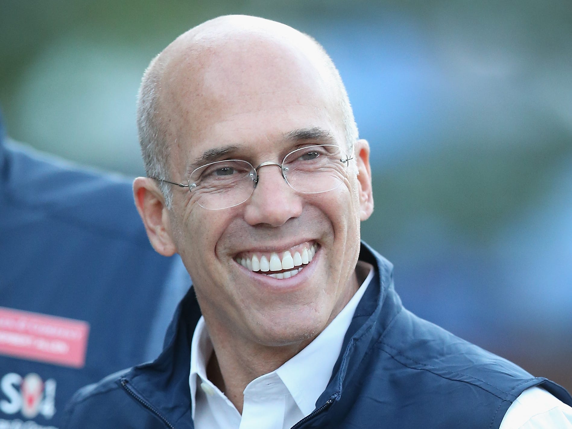 Jeffrey Katzenberg, chief executive officer of DreamWorks Animation SKG Inc., attends the Allen & Company Sun Valley Conference on July 10, 2014 in Sun Valley, Idaho. Many of the worlds wealthiest and most powerful executives from media, finance, and