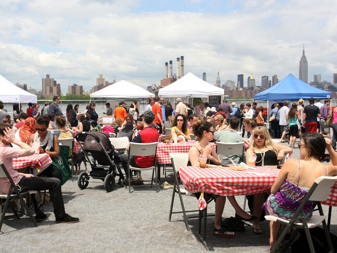 The gathering takes place at East River State Park on Saturdays and Brooklyn Bridge Park on Sundays, from 11 a.m. to 6 p.m.