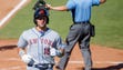 Oct 13: Tim Tebow is called safe by the umpire after