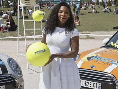 Serena Williams serves up laughs in 'Pixels' 