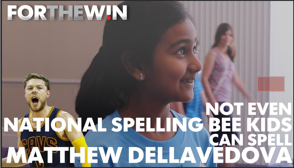 Even National Spelling Bee contestants can't spell Dellavedova