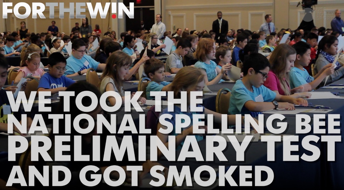 FTW Staff took the National Spelling Bee preliminary test and got smoked