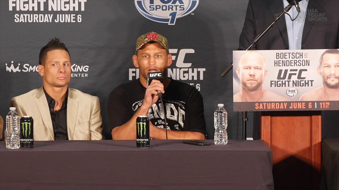 Dan Henderson says he just needs a few beers to feel better
