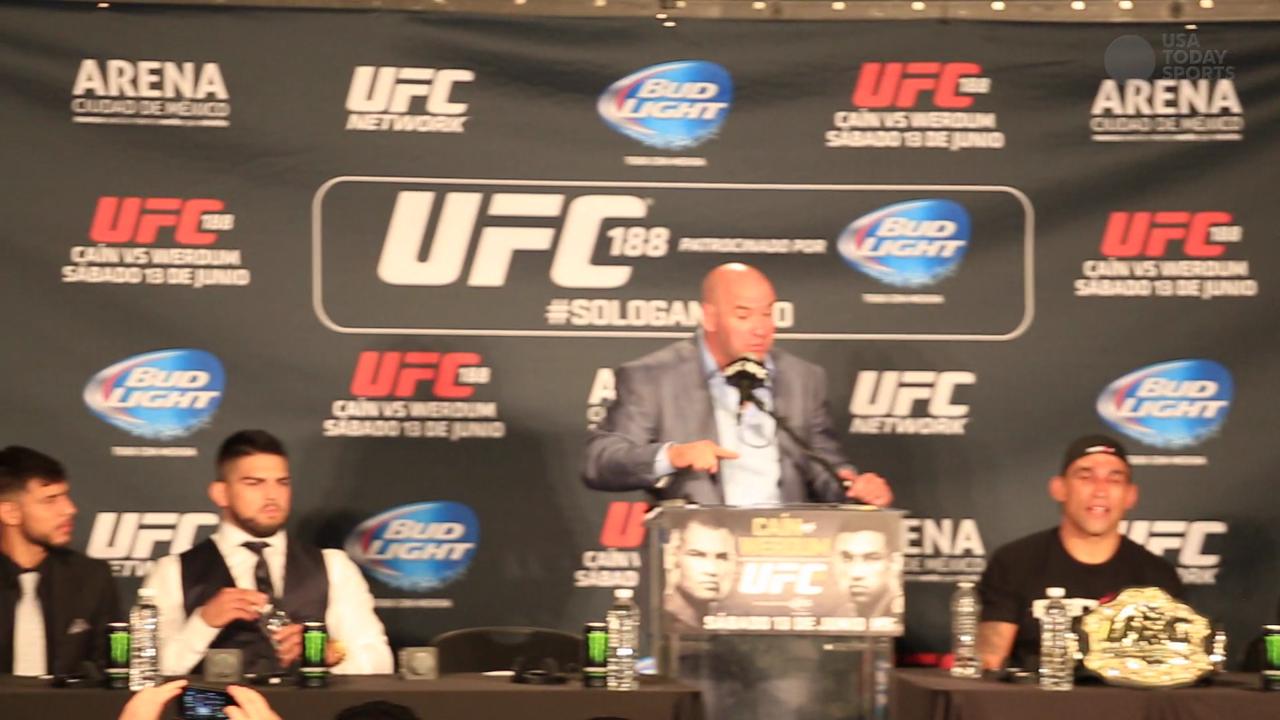 Dana White raves about 'educated' Mexican crowd