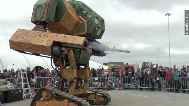 Two giant robots are going to have a (hopefully) epic fight