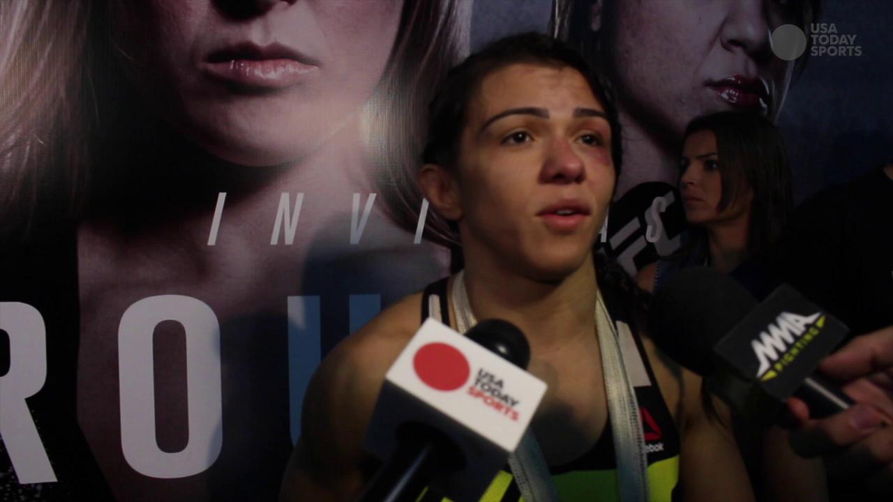 Claudia Gadleha ready to rematch Joanna Jedrzejczyk after UFC 190 win