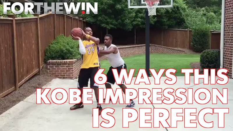Kobe Bryant impersonator gets Kobe right in 6 perfect ways