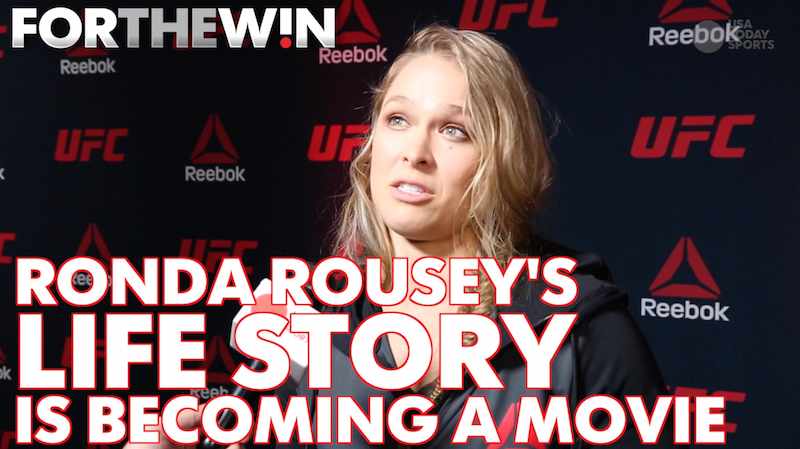 Ronda Rousey's life story is becoming a movie